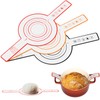 Tecfino 3 PCS Silicone Bread Slings for Dutch Oven, Reusable