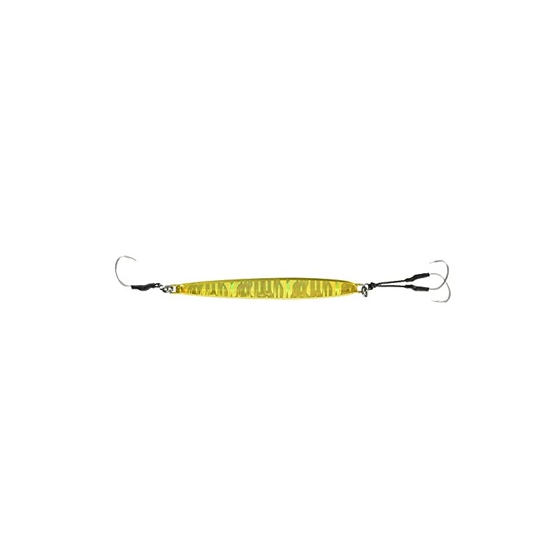 Palms Metal Jig Slow Brat Cast Long 115mm 40g Zebra