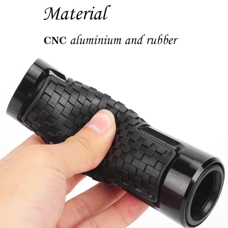 KBGRAX 7/8" 22mm Motorcycle Non Slip Handlebar Grips fits for