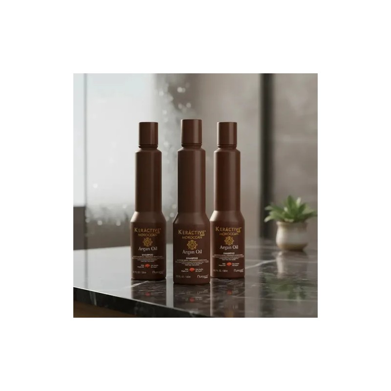 Nutrapel Keractive Moroccan Argan Oil Shampoo 300ml