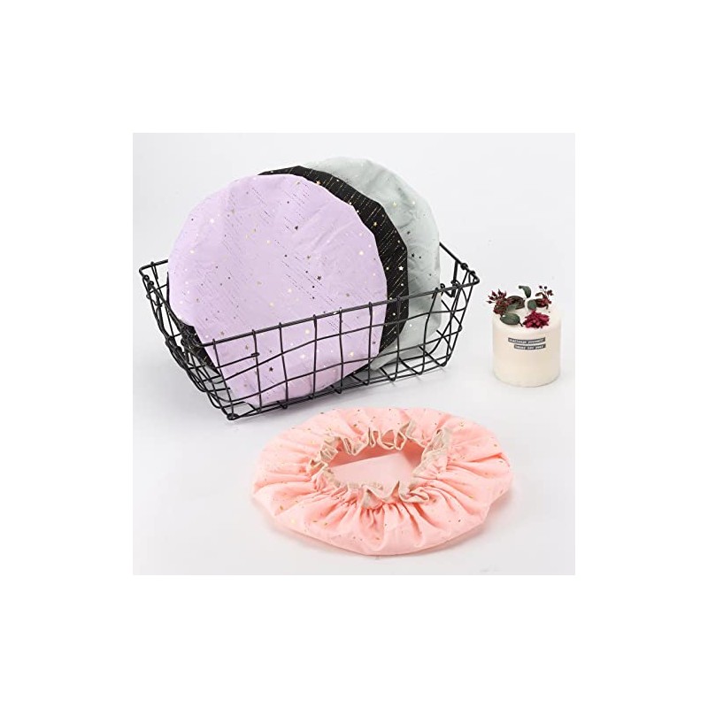 Tbestmax Gorro Ducha Mujeres Niñas Pelo Largo Grueso Baño Impermeable