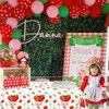 Strawberry Tablecloths, Sweet One Rectangular Strawberry Tablecloths, Strawberry Tablecloths, Birthday
