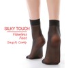 G&Y 12 pares de calcetines tobilleros de nailon para mujer