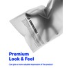 Eco Friendly Clear Poly Bags with Suffocation Warning - 9"