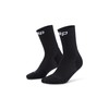 CEP Core Run Mid Cut Compression Socks 5.0, Black, Unisex,