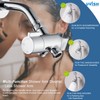 Metal Shower Diverter Valve with Hand Shower Holder, Full Flow