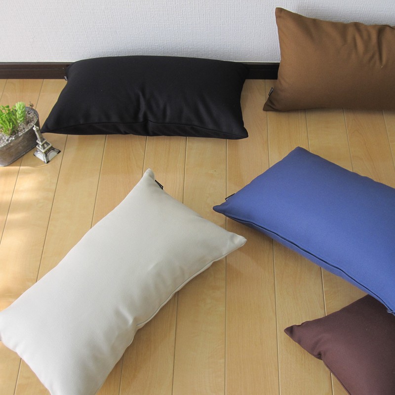 fabrizm 1364-bl-bl Cushion Cover Made in Japan Rectangle 50 x