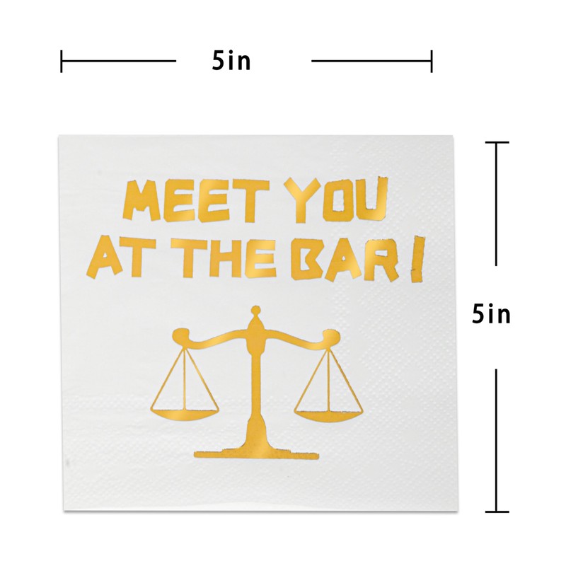 50 Pack of Gold and White Meet You At The