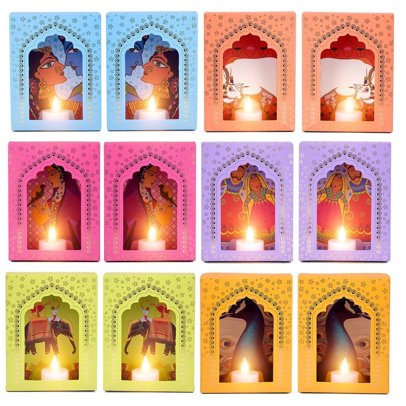 Satvik Deep Mala Diwali Decoration Set of 12 | Hanging