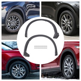 WOHAIPA Pair of Front Fender Flares Set for 2017-2021 Mazda CX-5, Front Driver and Passenger Side Fender Trims Replacement, KB7W51W20E8N, KB7W51W30E8N