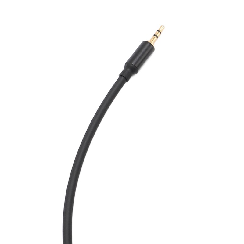 Coiled Headphone Cable Gold Plated Connector Replacement Headset Sound Cord