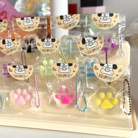 Mini Cat's Claw Mochi Squishy Toys,Mochi Squishy Toys for Party Bags,Small Kawaii Soft Fidget Toy Party Bag Fillers for Kids Girls Party Favors Birthday Gifts,Christmas Surprise Filler Gift