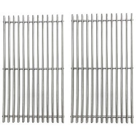 Tmozyar 17.5" Stainless Steel Cooking Grates Replacement Parts for Weber Spirit 200 Series Spirit E-210 S-215 S-210 E-220 S-220 Gas Grill Grids 7637 67022
