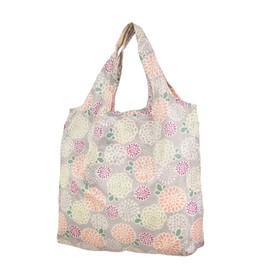 Kurochiku Japanese Pattern Shopping Eco Bag, Chrysanthemum Flower