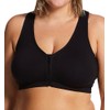 Valmont Valmont Zip-Front Sports Bra BLK, 38B/C