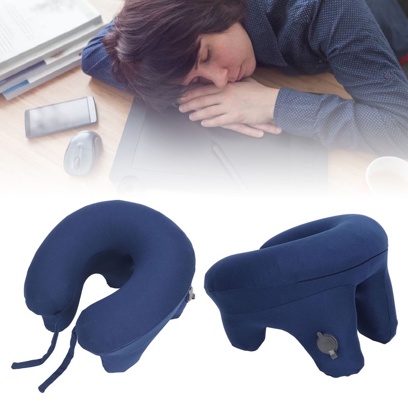 Press Type Inflatable U Shaped Pillow Portable Inflatable U Shaped