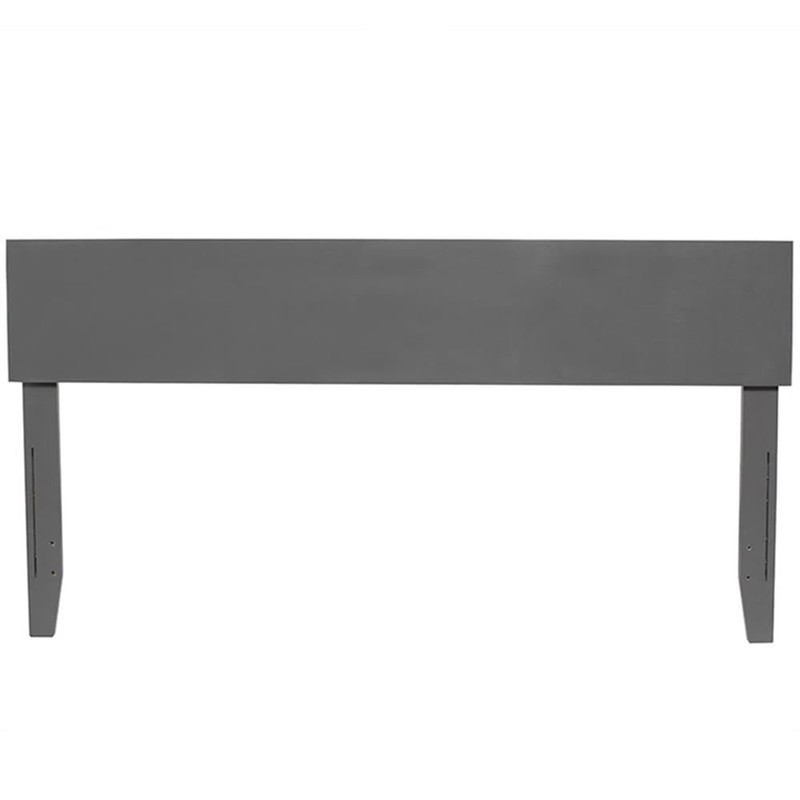 BOWERY HILL Adjustable Modern Solid Wood Panel Queen Headboard in