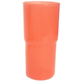 Tupperware 18 Ounce Tabletop Stacking Tumbler in Sheer Coral