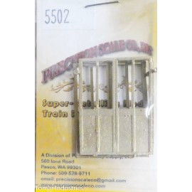 Precision Scale O #5502 Doors, Baggage Compartment, for: Mack (Brass Castings 2