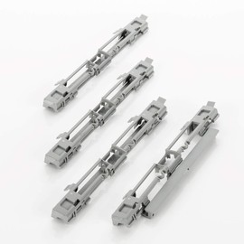 LST 4 x Cover Strip Cover Roof Rack Luggage Rack Grey B A05