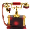 Dial Telephone Shaped Music Box Exquisite Retro Music Jewelry Box
