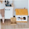 STOBAZA Bamboo Storage Boxes Lids Seagrass Wicker Baskets under Bed