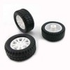 10pcs Toy Car Wheels 20mm Rubber Tire for DIY Model