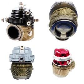 Titanium Turbo blanket for Wastegate 50mm External Turbo Heat Shield Cover Fiberglass Jacket Bag Turbocharger (50mm)