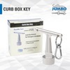 JUMBO Curb Box Key Wrench, Stainless Steel Water Valve Shut