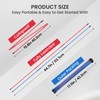Golf Alignment Sticks Swing Trainer Tool Value 2 Pack, Foldable