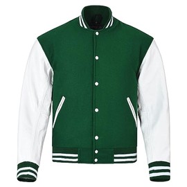 Sledwise Varsity Jacket Baseball Letterman Jacket– Wool and Leather Premium Quality Unisex Basketball Jacket