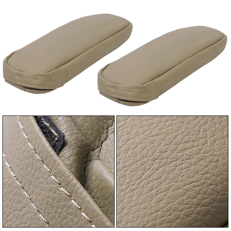KUAFU Driver Side & Passenger Side Seat Armrest Cover Compatible