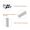 sourcing map 5Pcs Compression Spring, Wire Diameter 0.031", OD 0.2",