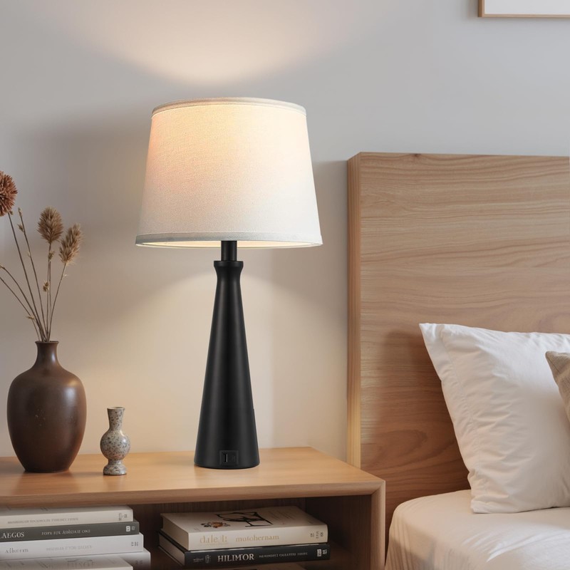 Seealle Modern Table Lamps Set of 2 - Touch Bedside