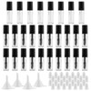 28 Pcs Empty Mascara Tubes with Eyelash Wand, Rubber Inserts