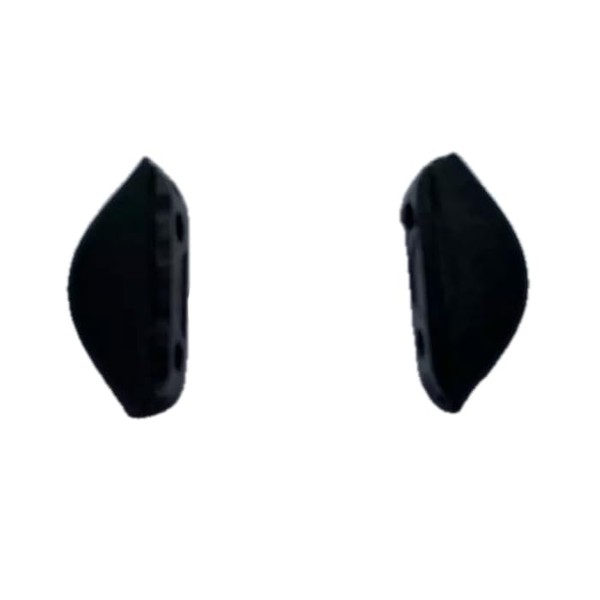POLARLENS Black Rubber Nose Pad Kit Replacement for-Oakley Pit Bull