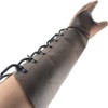 longbowmaker Archery Arm Guard Adjustable Cow Leather Antique Bracer 12.2