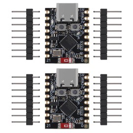 AOICRIE 2pcs ESP32-C3 Development Board ESP32 C3 Supermini Development Board 160MHz Running Frequency 2.4GHz Wi-Fi & Bluetooth 5.0 for Raspberry Pi