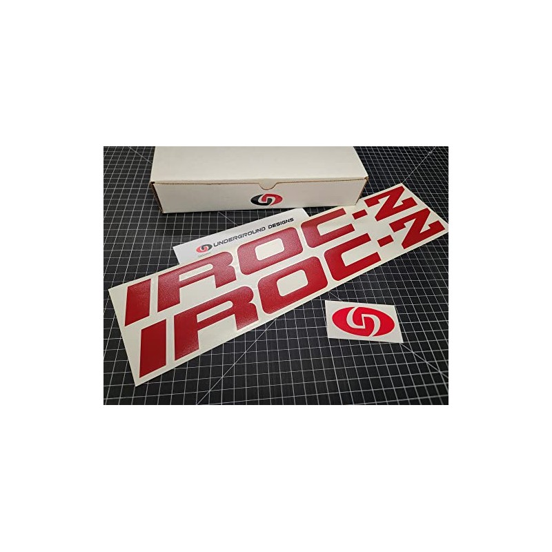 IROC-Z Decals Solid Third Gen Camaro Door Stickers Select Color: