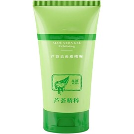 Gel Exfoliante Suave Aloe Vera 100g Limpia profundamente los poros; mejora la piel áspera y opaca(3pcs)