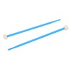 2Pcs Drum Mallet Felt Head Nylon Handle Double Headed Instrument