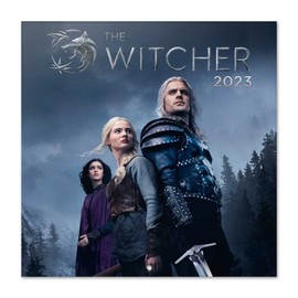 Grupo Erik Wandkalender 2023, The Witcher Jahreskalender 2023, Wandkalender mit Geschenk Poster, Kalender zum Aufhängen, offizielle Lizenz, FSC zertifiziert