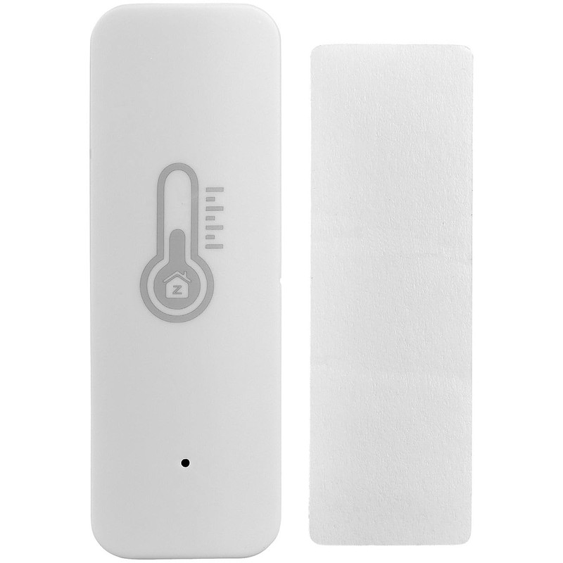 Luminea Home Control ZigBee Thermometer: ZigBee-Temperatur- & Luftfeuchtigkeits-Sensor mit App,
