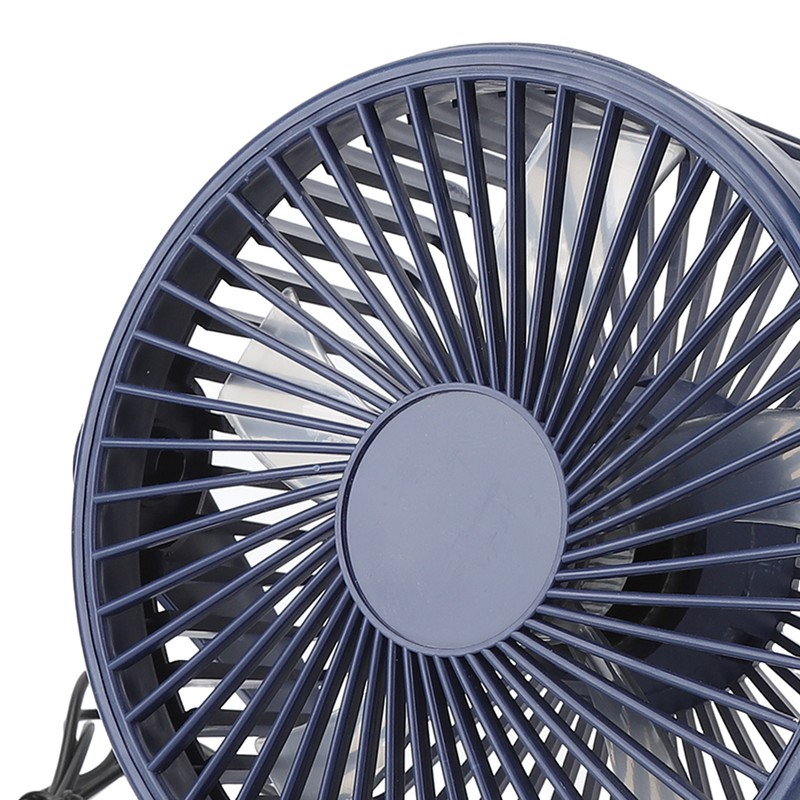 Small Air Circulator Fan 2 Adjustable Speed Blue Portable Rechargeable