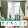 Simple Trending Curtain Rods for Windows 28 to 84 Inches-