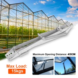 Automatic Window Opener for Greenhouse, Window Regulator Greenhouse Double Spring, Lifting Capacity 15 kg, Automatic Opening and Closing with Temperature Control, Suitable for Greenhouses (1 Piece)