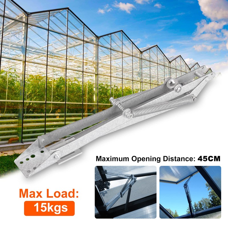 Automatic Window Opener for Greenhouse, Window Regulator Greenhouse Double Spring,