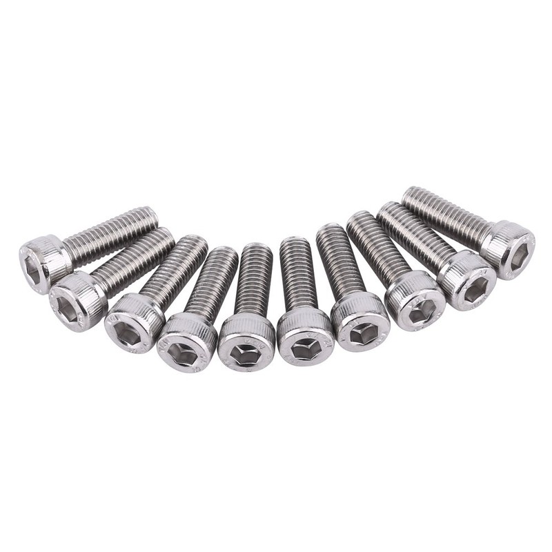 Bolts, 160pcs Stainless Steel SS304 Hex Socket M5 Screws Bolts