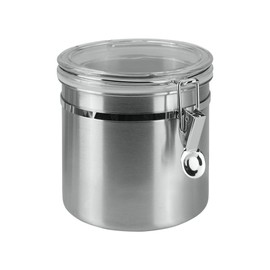 Metaltex 185311010 Vorratsdose 1,0L Inox, Silber