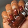 DND Matching Polish Set Gel & Lacquer 675 Red Eyeshadow
